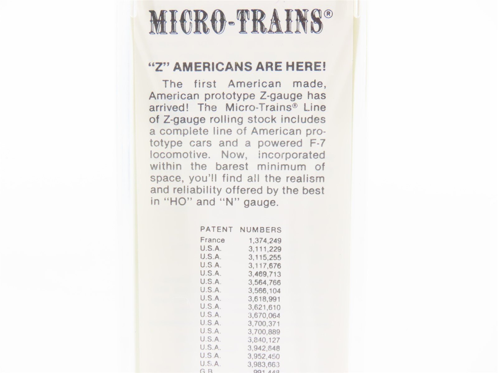 Z Scale Kadee Micro-Trains MTL 14404-2 GATX Single Dome Tank Car #19283