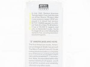 Z Scale Micro-Trains MTL 14402 ATSF Santa Fe 39' Single Dome Tank Car #100938