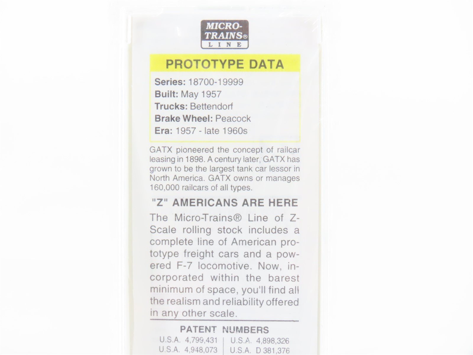 Z Scale Micro-Trains MTL 14404 GATX General American Single Dome Tank Car #19291