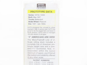 Z Scale Micro-Trains MTL 14404 GATX General American Single Dome Tank Car #19291