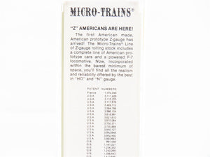 Z Scale Kadee Micro-Trains MTL 14404-2 GATX Single Dome Tank Car #19283