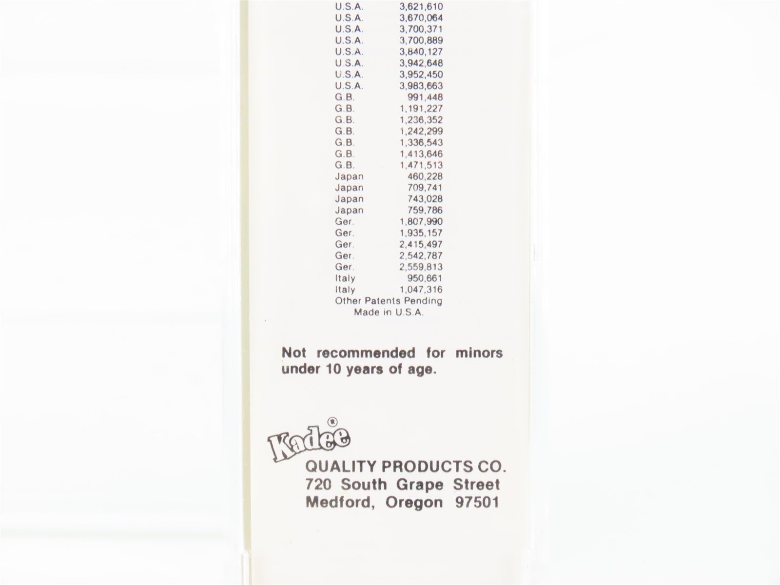 Z Scale Kadee Micro-Trains MTL 14404-2 GATX Single Dome Tank Car #19283