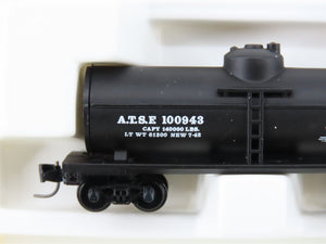 Z Scale Kadee Micro-Trains MTL 14402-2 ATSF Santa Fe Single Dome Tank Car 100943