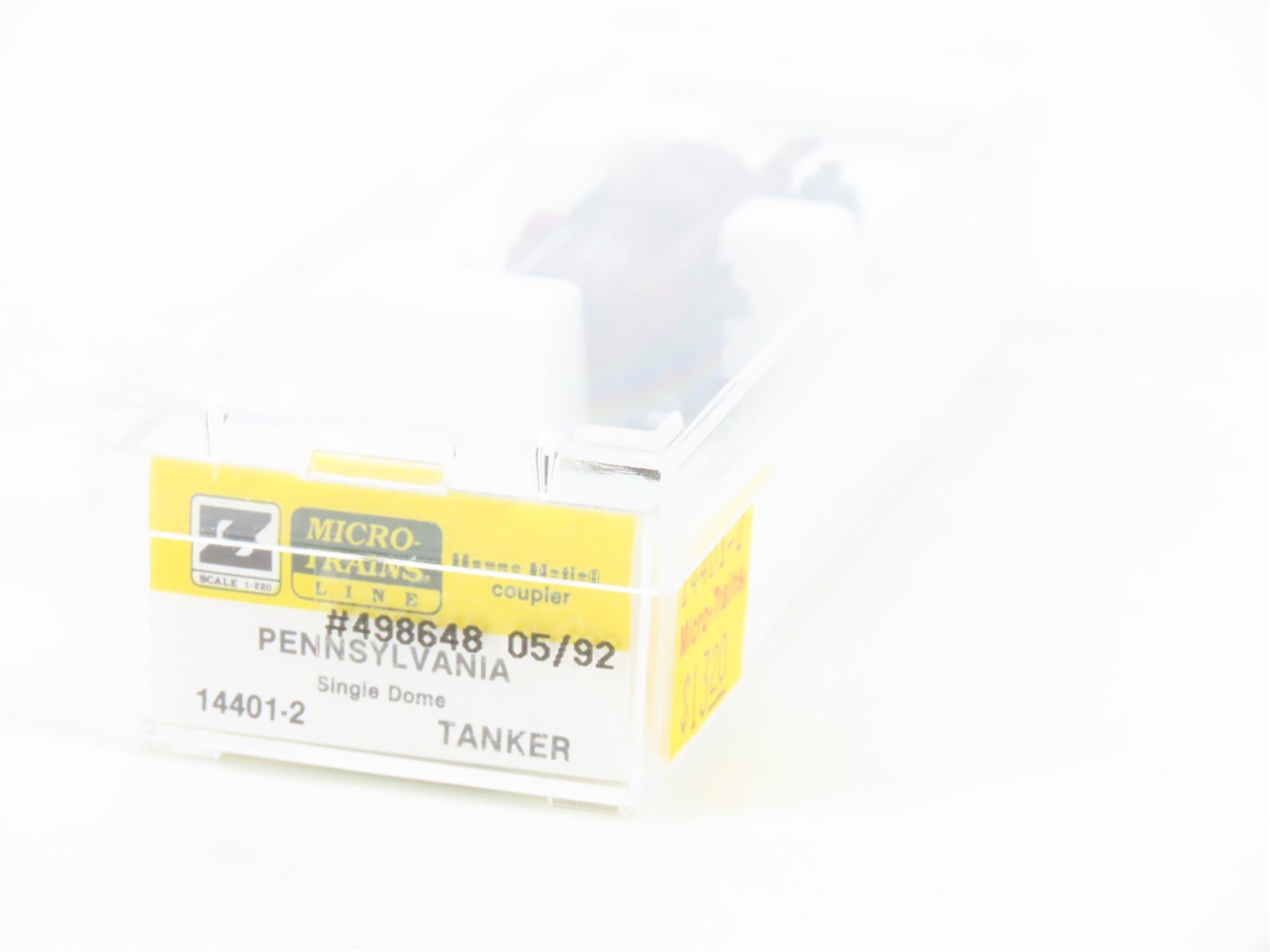 Z Scale Micro-Trains MTL 14401-2 PRR Pennsylvania Single Dome Tank Car #498648