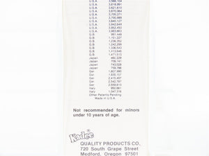 Z Kadee Micro-Trains MTL 14401-2 PRR Pennsylvania Single Dome Tank Car #498639