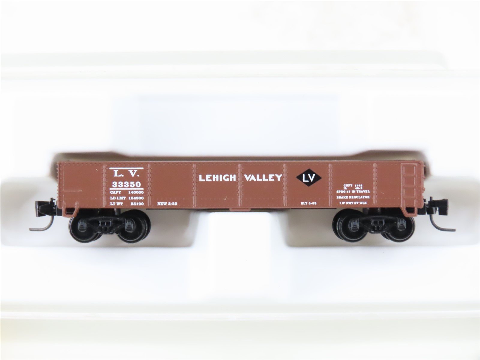 Z Scale Micro-Trains MTL 14311-2 LV Lehigh Valley Gondola #33350