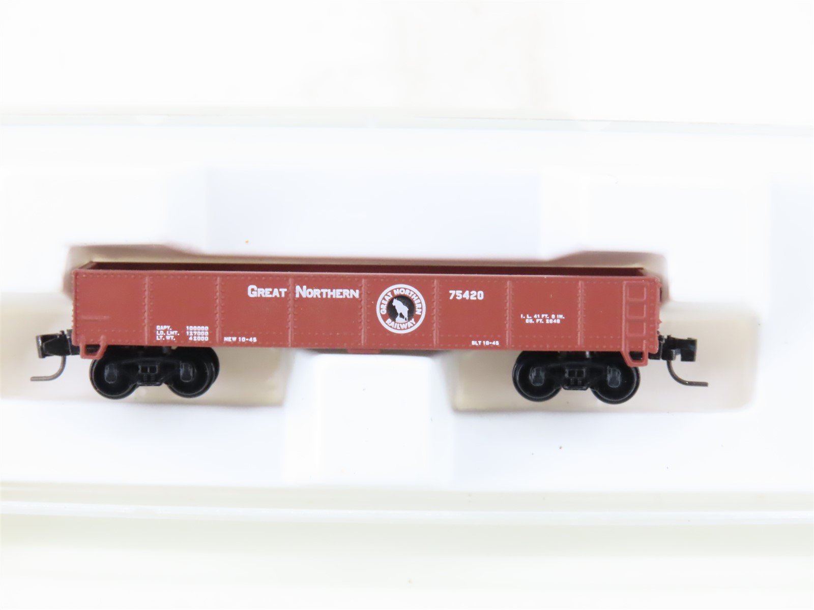 Z Scale Kadee Micro-Trains MTL 14306-2 GN Great Northern Gondola #75420
