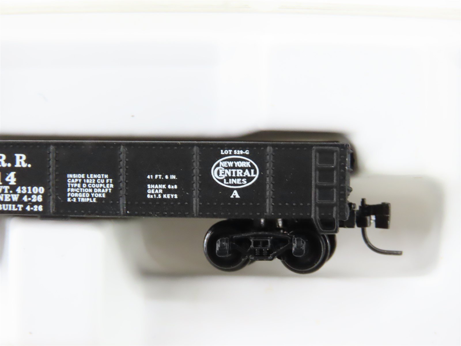 Z Scale Micro-Trains MTL 14307-2 MCRR NYC Michigan Central Gondola #15314