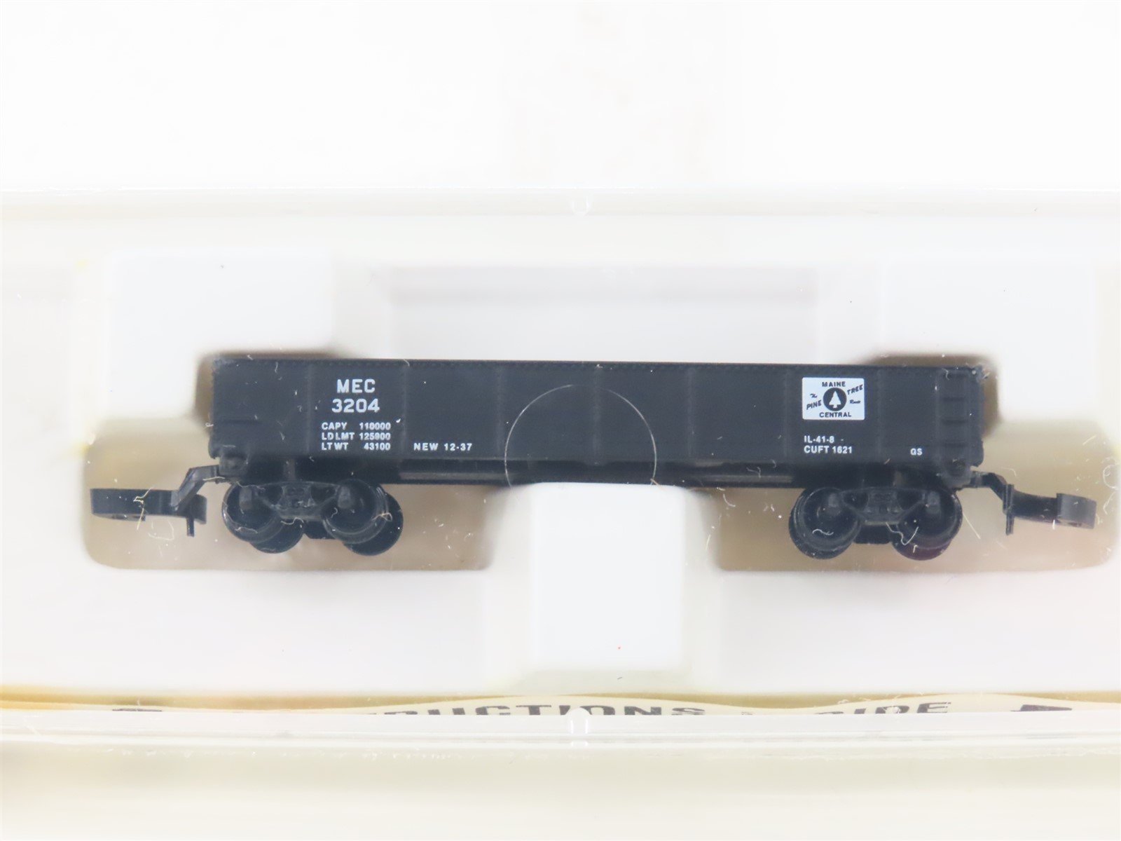 Z Scale Kadee Micro-Trains MTL 14308 MEC Pine Tree Route Gondola #3204