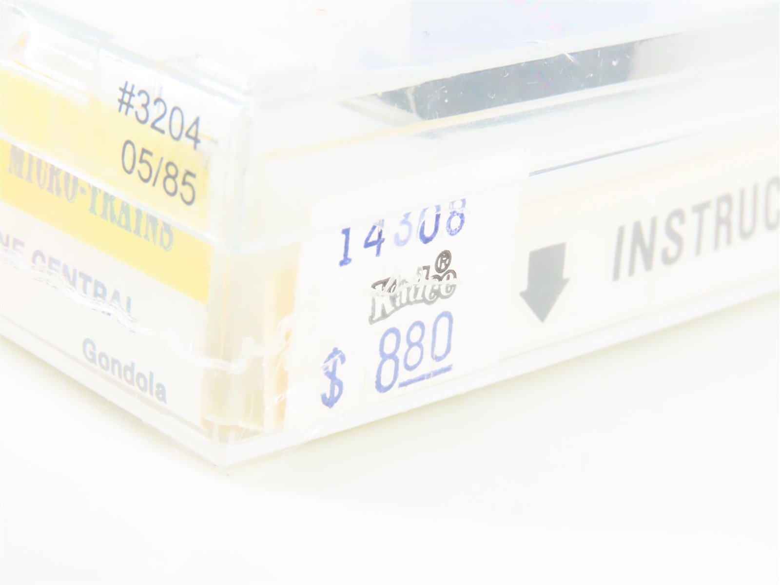 Z Scale Kadee Micro-Trains MTL 14308 MEC Pine Tree Route Gondola #3204