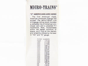 Z Scale Micro-Trains MTL 14308-2 MEC Maine Central Pine Tree Route Gondola #3204