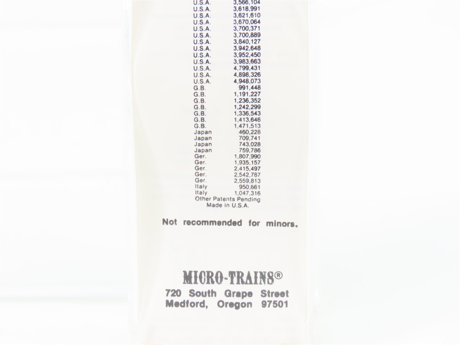 Z Scale Micro-Trains MTL 14308-2 MEC Maine Central Pine Tree Route Gondola #3204