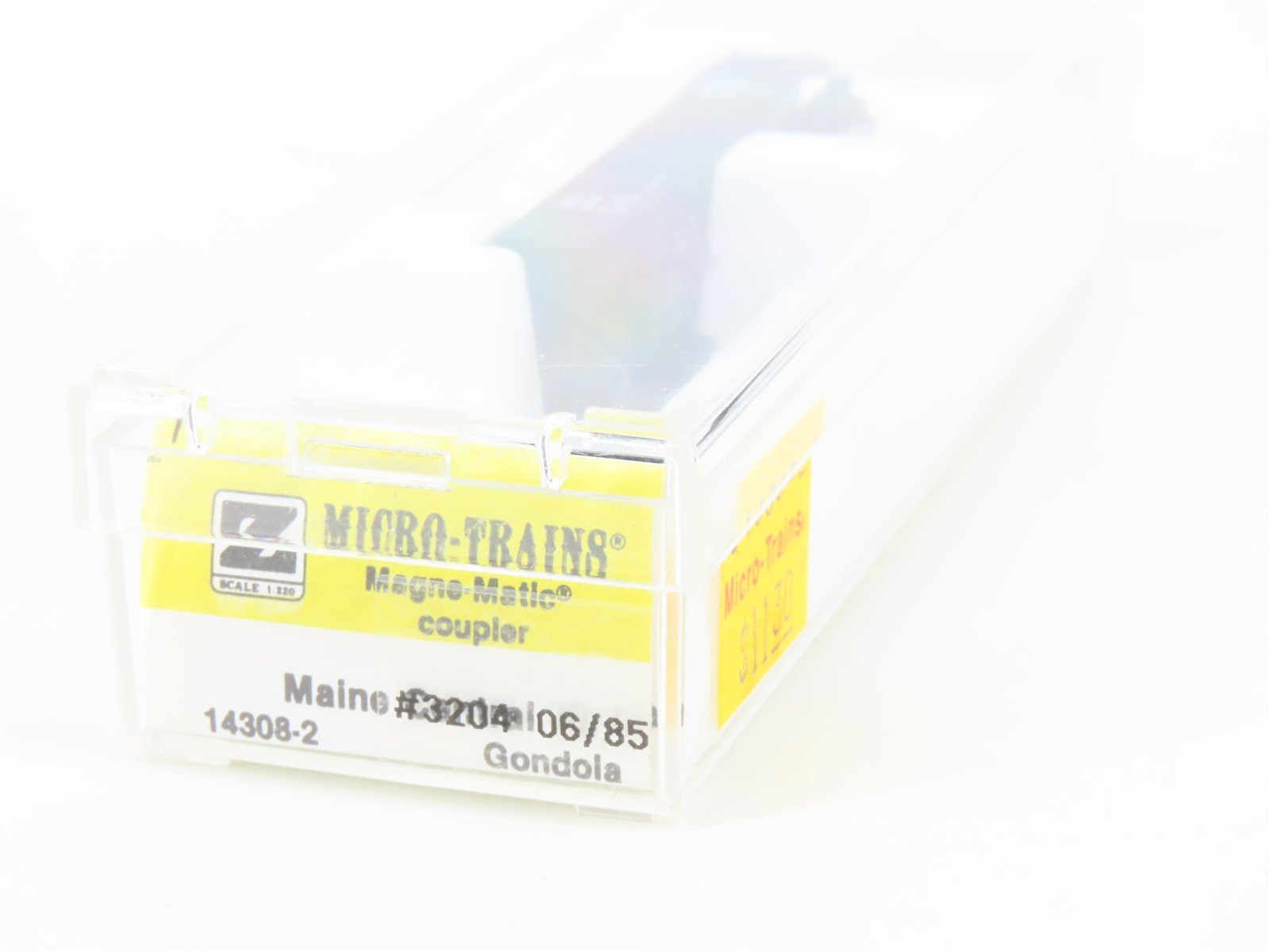 Z Scale Micro-Trains MTL 14308-2 MEC Maine Central Pine Tree Route Gondola #3204