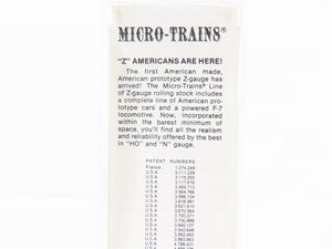 Z Scale Micro-Trains MTL 14308-2 MEC Maine Central Pine Tree Route Gondola #3204