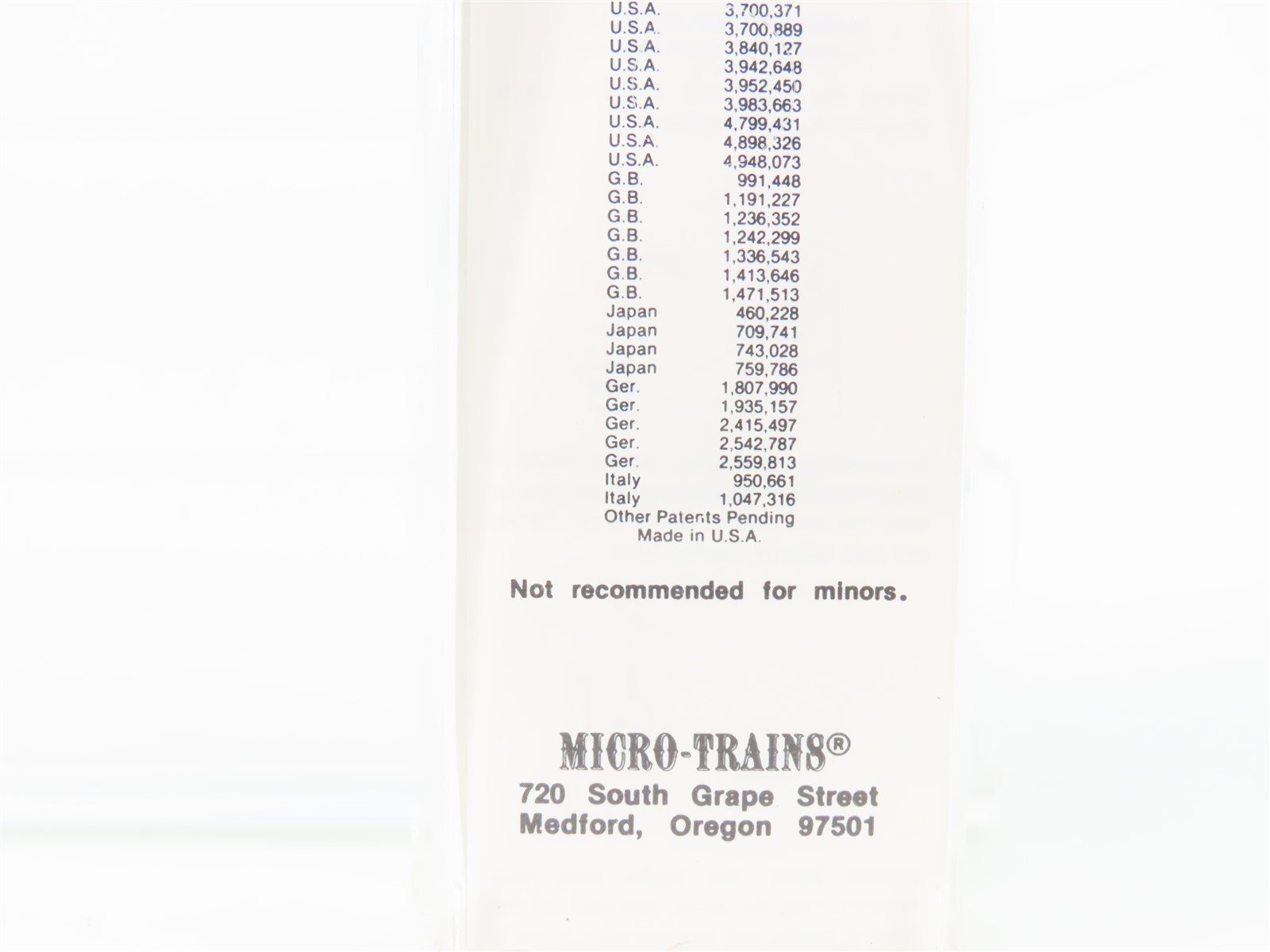 Z Scale Micro-Trains MTL 14308-2 MEC Maine Central Pine Tree Route Gondola #3204