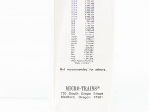 Z Scale Micro-Trains MTL 14308-2 MEC Maine Central Pine Tree Route Gondola #3204
