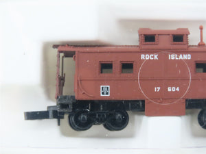 Z Scale Micro-Trains MTL 14704 RI Rock Island Caboose #17604