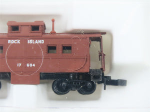 Z Scale Micro-Trains MTL 14704 RI Rock Island Caboose #17604