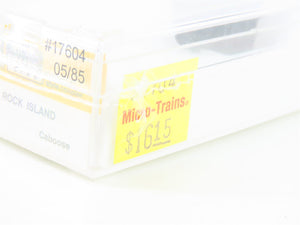Z Scale Micro-Trains MTL 14704 RI Rock Island Caboose #17604