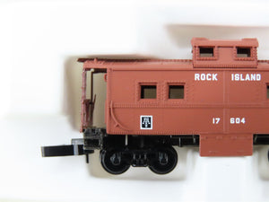 Z Scale Micro-Trains MTL 14704 RI Rock Island Caboose #17604
