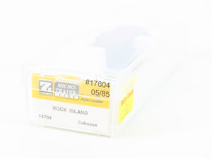 Z Scale Micro-Trains MTL 14704 RI Rock Island Caboose #17604