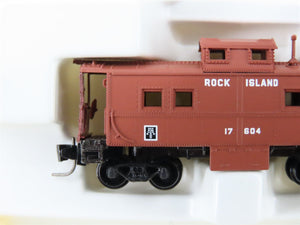Z Scale Kadee Micro-Trains MTL 14704-2 RI Rock Island Caboose #17604