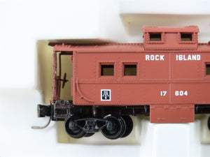 Z Scale Kadee Micro-Trains MTL 14704-2 RI Rock Island Caboose #17604