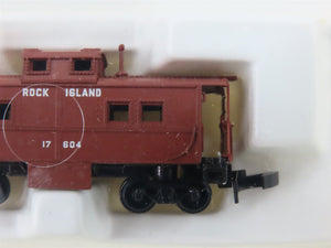 Z Scale Kadee Micro-Trains MTL 14704 RI Rock Island Caboose #17604