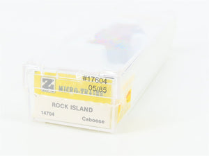 Z Scale Kadee Micro-Trains MTL 14704 RI Rock Island Caboose #17604