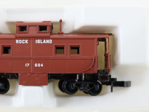 Z Scale Kadee Micro-Trains MTL 14704 RI Rock Island Caboose #17604