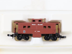 Z Scale Kadee Micro-Trains MTL 14704 RI Rock Island Caboose #17604
