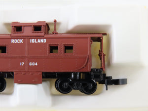 Z Scale Kadee Micro-Trains MTL 14704 RI Rock Island Caboose #17604