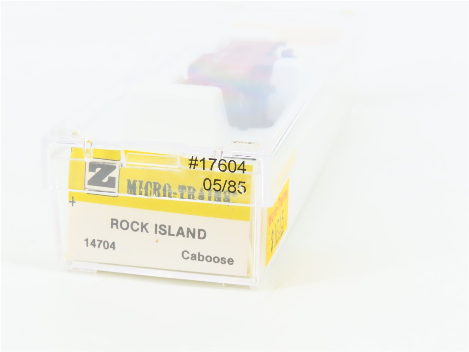 Z Scale Kadee Micro-Trains MTL 14704 RI Rock Island Caboose #17604