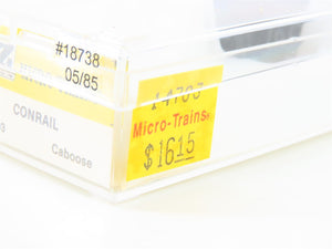 Z Scale Kadee Micro-Trains MTL 14703 CR Conrail Caboose #18738