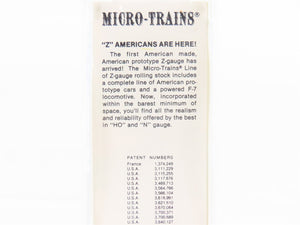 Z Scale Kadee Micro-Trains MTL 14702 RDG Reading Railroad Caboose #92826