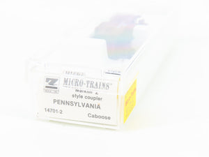 Z Scale Kadee Micro-Trains MTL 14701-2 PRR Pennsylvania Caboose #477618