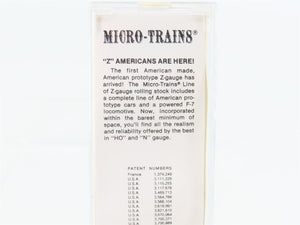 Z Scale Kadee Micro-Trains MTL 14602 PRR Pennsylvania Bulkhead Flat Car #469300