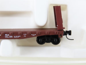 Z Scale Kadee Micro-Trains MTL 14602-2 PRR Pennsylvania Bulkhead Flat Car 469300
