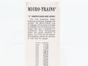 Z Scale Kadee Micro-Trains MTL 14602-2 PRR Pennsylvania Bulkhead Flat Car 469300