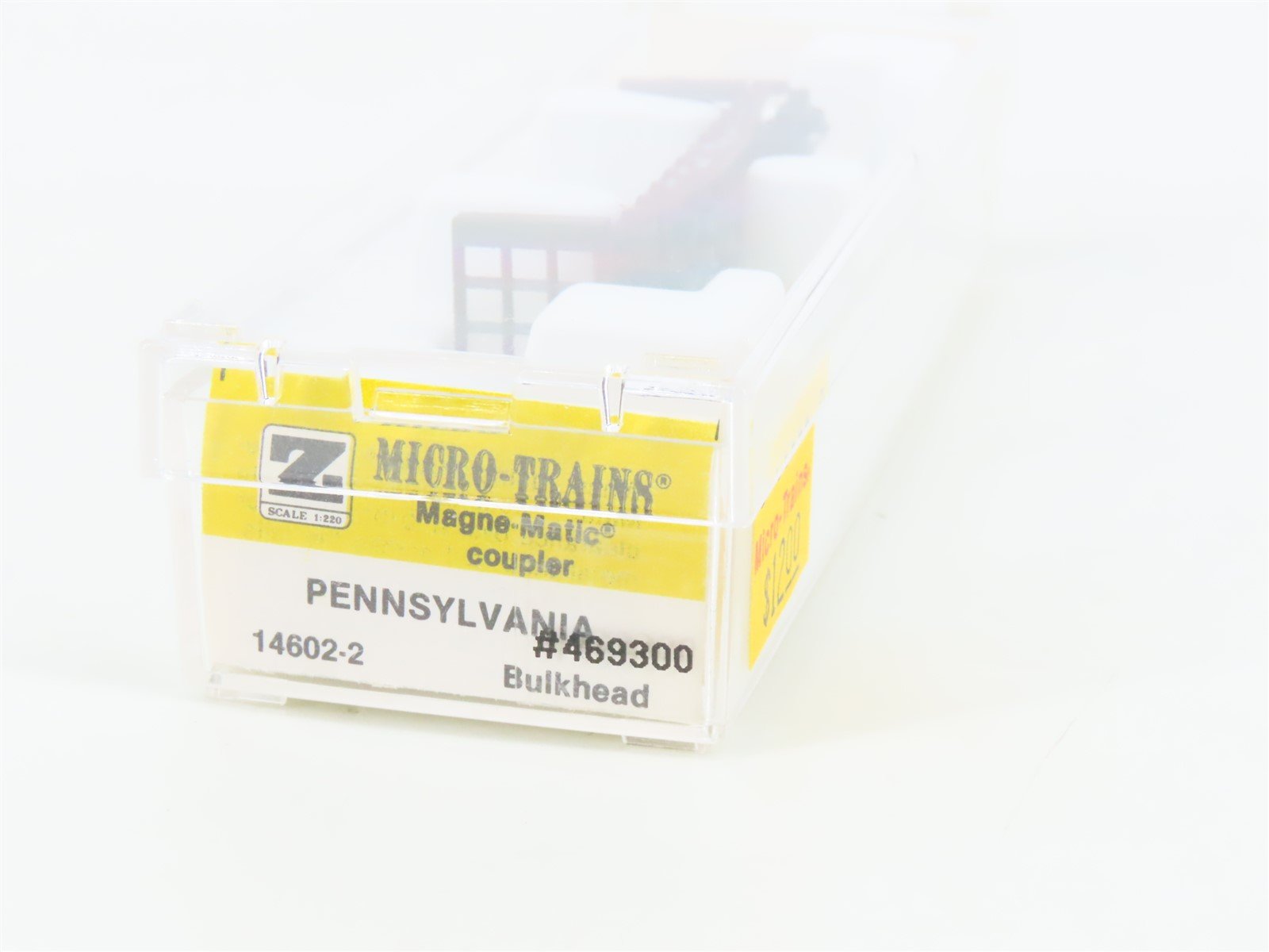 Z Scale Kadee Micro-Trains MTL 14602-2 PRR Pennsylvania Bulkhead Flat Car 469300