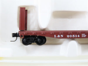 Z Scale Kadee Micro-Trains MTL 14603-2 L&N Bulkhead Flat Car #20514