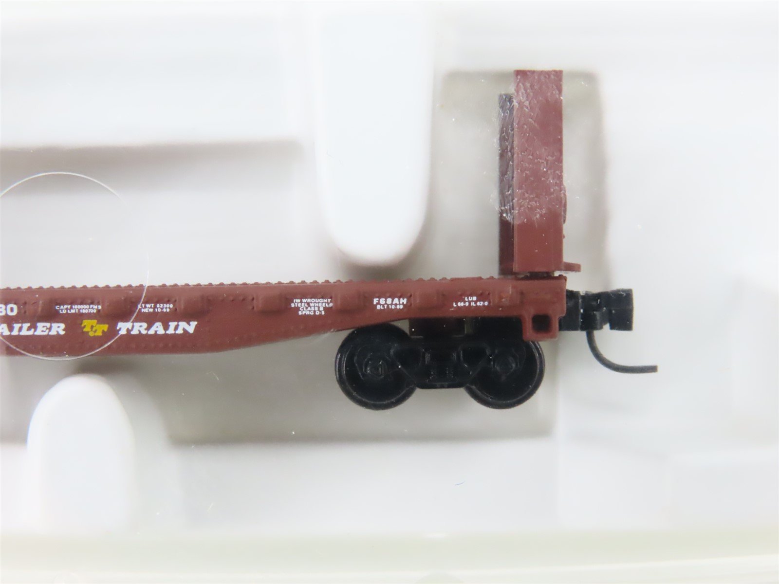 Z Scale Micro-Trains MTL 14605-2 TTPX Trailer Train 40' Bulkhead Flat Car #80280