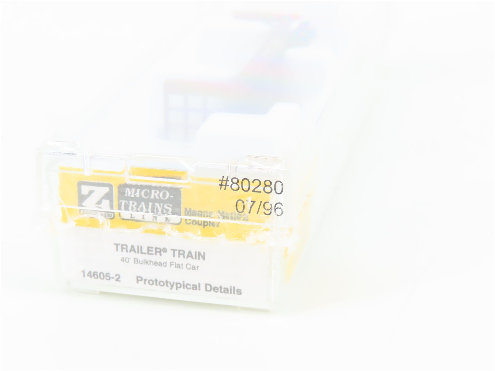 Z Scale Micro-Trains MTL 14605-2 TTPX Trailer Train 40' Bulkhead Flat Car #80280