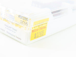 Z Scale Micro-Trains MTL 14605-2 TTPX Trailer Train 40' Bulkhead Flat Car #80280