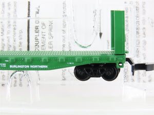 Z Micro-Trains MTL 14607 BN Burlington Northern 40' Bulkhead Flat Car #616049