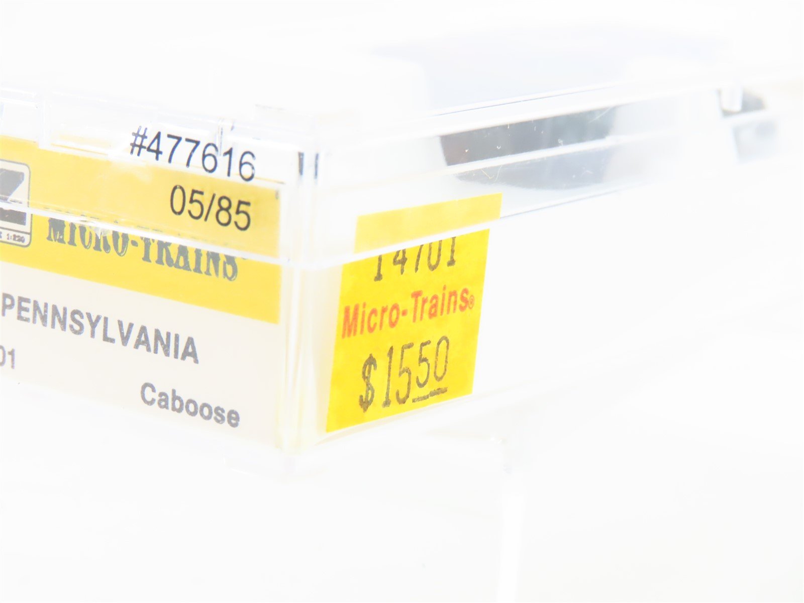 Z Scale Kadee Micro-Trains MTL 14701 PRR Pennsylvania N5 Caboose #477618
