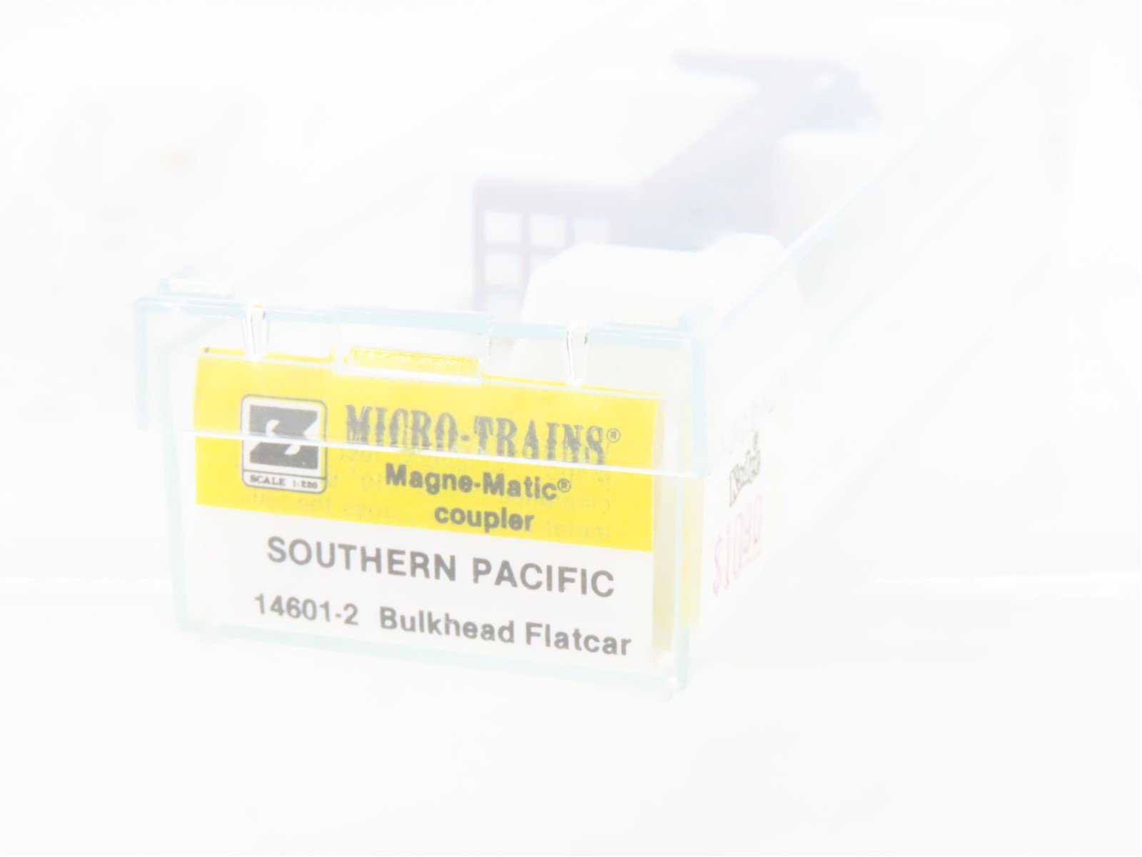 Z Kadee Micro-Trains MTL 14601-2 SP Southern Pacific Bulkhead Flat Car #506184