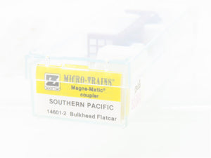 Z Kadee Micro-Trains MTL 14601-2 SP Southern Pacific Bulkhead Flat Car #506184
