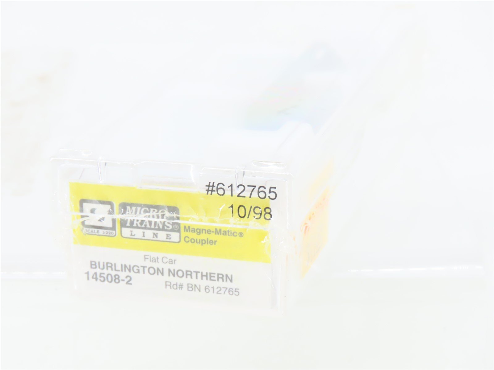 Z Scale Micro-Trains MTL 14508-2 BN Burlington Northern Flat Car #612765