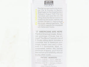 Z Scale Micro-Trains MTL 14507 GN Great Northern 40' Flat Car #66208